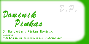 dominik pinkas business card